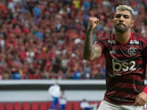 Túlio Maravilha entra em cena, provoca Gabigol e traça uma meta ao atacante