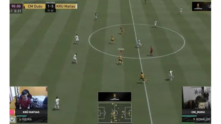 Matías Bonano quase aplicou o placar mais temido pelos brasileiros (Foto: Reprodução/YouTube/SBT Games)