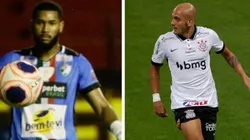 Salgueiro e Corinthians se enfrentam nesta quarta-feira (Foto: Reprodução/Twitter - Getty Images)