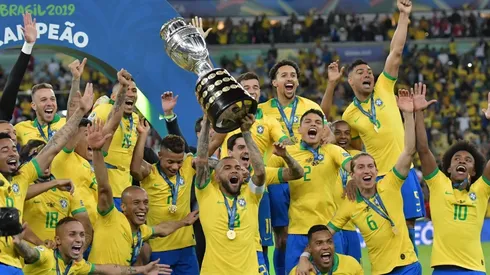Brasil campeão da Copa América de 2019. (Foto: Thiago Ribeiro/AGIF)