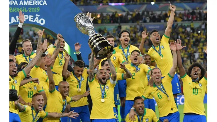Brasil campeão da Copa América de 2019. (Foto: Thiago Ribeiro/AGIF)