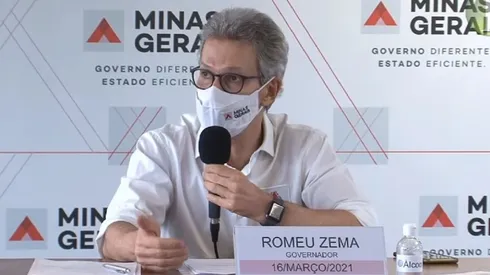 Romeu Zema, governador de Minas, proibiu jogos de outros estados