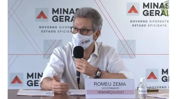 Romeu Zema, governador de Minas, proibiu jogos de outros estados
