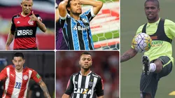 Fotos: Thiago Ribeiro/AGIF, Pedro H. Tesch/AGIF, Getty Images/Paraguai/Christian Alvarenga, Pedro Martins/AGIF e Jeferson Guareze/AGIF