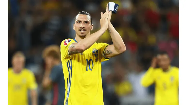 Zlatan em campo pela seleção sueca. (Foto: Getty Images)