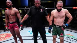 Combate foi declarado sem vencedor (Foto: Reprodução/Twitter/UFC)