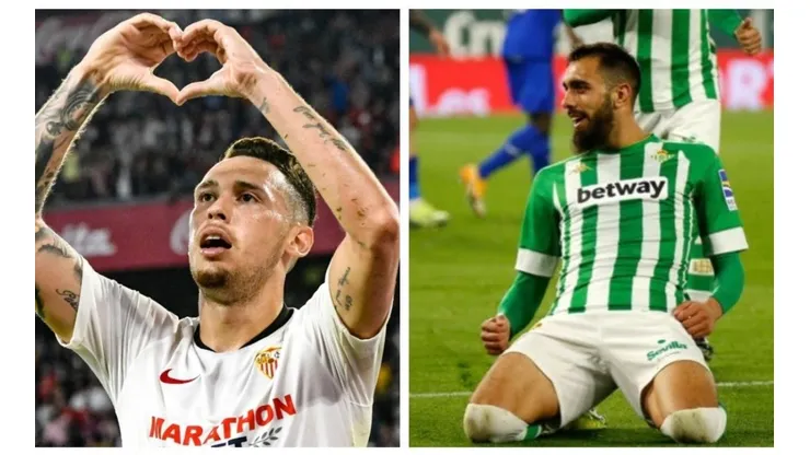 Ocampos e Borja Iglesias são duas das esperanças de gol das equipes (Foto: Reprodução/Twitter)