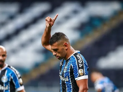 Diego Souza comemora partida perfeita do Grêmio contra o Ayacucho, mas pede foco no jogo da volta