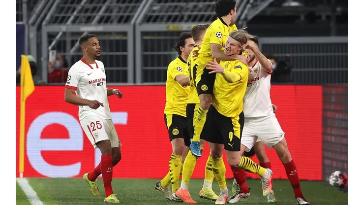 Borussia avança contra Sevilla em mais um show de Haaland