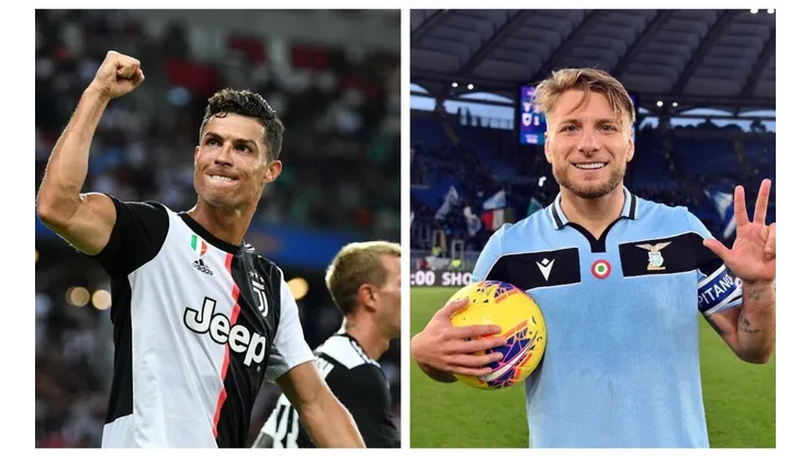 Cristiano Ronaldo e Immobile são duas atrações desse jogo (Foto: Getty Images)
