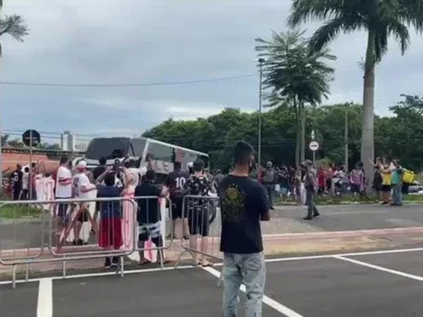 São Paulo é recebido com protesto em Limeira
