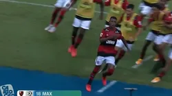 Max fez o gol da vitória do Flamengo sobre o Nova Iguaçu