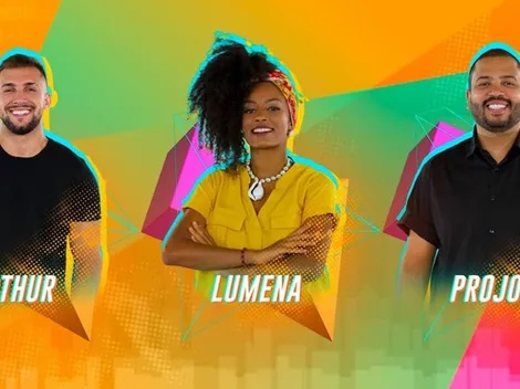 BBB 21: Arthur, Lumena e Projota estão no paredão desta semana
