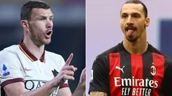 Dzeko e Ibrahimovic são os artilheiros da Roma e do Milan
