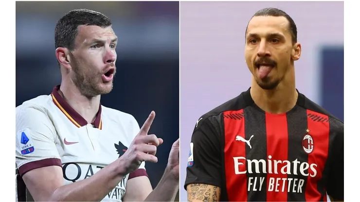 Dzeko e Ibrahimovic são os artilheiros da Roma e do Milan