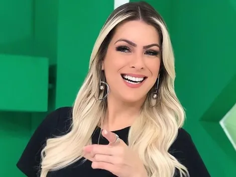 Renata Fan deixa cerimônia de lado e faz promessa pelo tetracampeonato do Inter