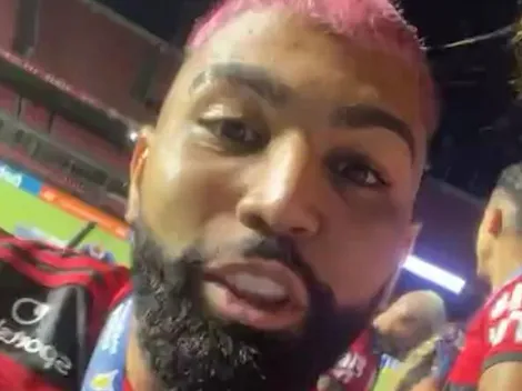 Gabigol levanta a Nação ao provocar Galhardo: "Não foi artilheiro, nem campeão"
