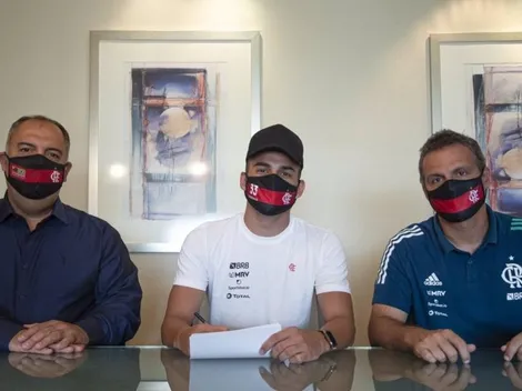 Thiago Maia se declara ao Flamengo e renova até 2022