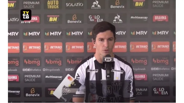 Nacho Fernández é apresentado no Atlético-MG