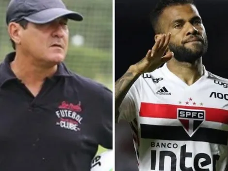 Muricy contraria Casares em diagnóstico de Daniel Alves e expõe: "A dificuldade é enorme"
