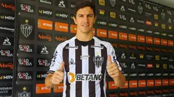 Nacho foi apresentado nesta quarta-feira. Imagem: Pedro Souza/Atlético-MG