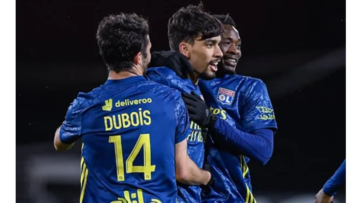 Paquetá participou da vitória por 3 a 2 do Lyon sobre o Brest