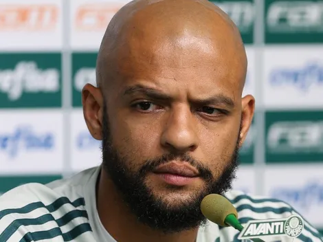 Felipe Melo 'peita' Vuaden e reclama de arbitragem no clássico contra o São Paulo