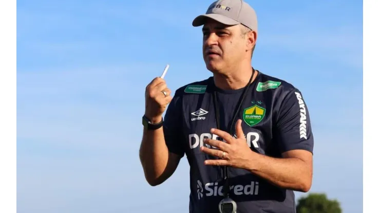 Chamusca pediu a permanência do atleta. Foto: Divulgação/Cuiabá