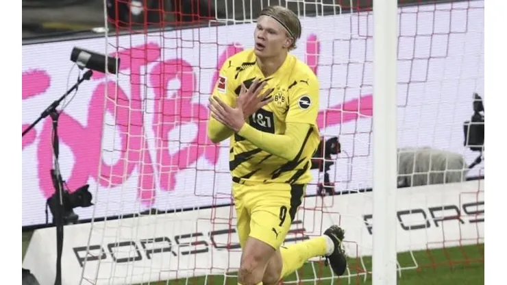 Haaland está atualmente no Borrusia Dortmund, mas pode ir para o Real Madrid