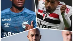Montagem: fotos de Rubens Chiri/São Paulo/Heber Gomes/ACG/Lucas Uebel/Grêmio