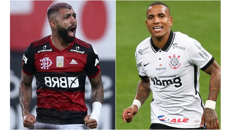 Flamengo x Corinthians em tempo real pelo Brasileirão - (Getty Images)