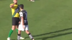 Jogador português assoa o nariz em direção a rival em Portugal