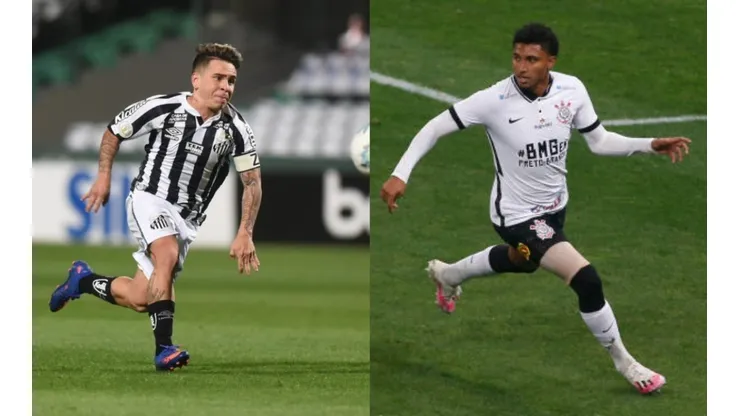 Santos x Corinthians entram em campo nesta quarta.