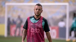 Rafinha por detalhes de voltar ao Mengão — Foto: Marcelo Cortes / Flamengo