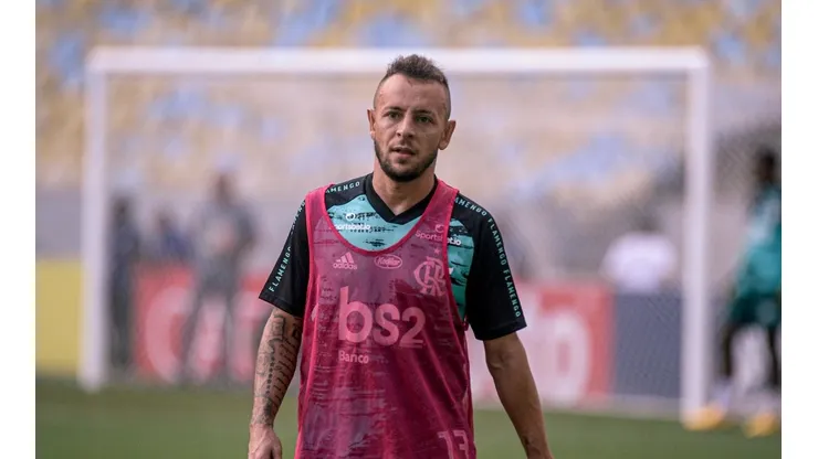 Rafinha por detalhes de voltar ao Mengão — Foto: Marcelo Cortes / Flamengo