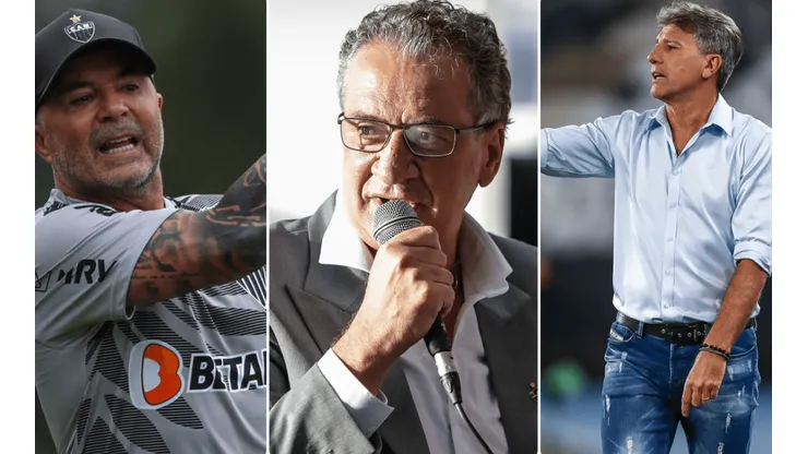 Fotos: Bruno Cantini / Agência Galo / Atlético / Divulgação. Pedro Souza / Atlético / Divulgação e Lucas Uebel / Grêmio / Divulgação