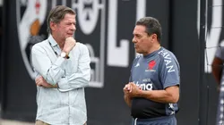 O Presidente Jorge Salgado conversou pessoalmente com elenco e comissão técnica (Crédito: Foto divulgada no Twitter do clube)