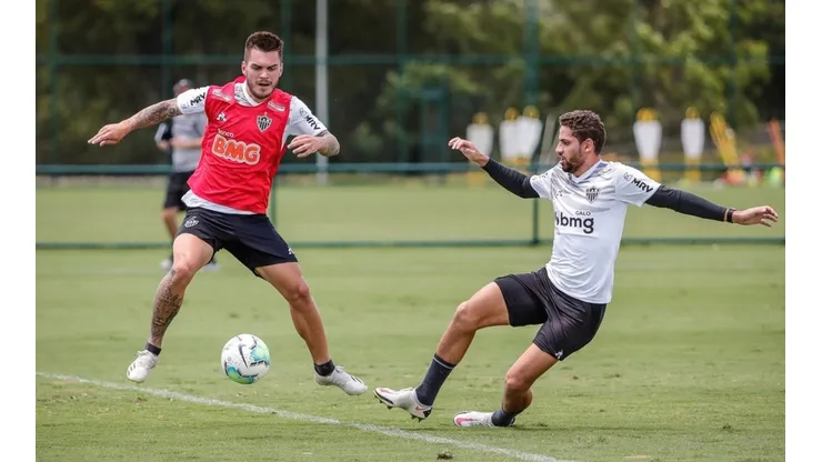 Gabriel e Nathan podem deixar o Atlético. Foto: Bruno Cantini/Atlético-MG