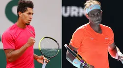Michael Mmoh e Rafael Nadal se enfrentam quarta-feira, 10, às 21h (Crédito: Getty Images)