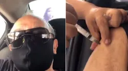Stênio Garcia já tomou a primeira dose da vacina contra a covid-19