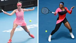 Nina Stojanovic e Serena Williams se enfrentam terça-feira, dia 8, às 21h30, na próxima rodada do Australian Open (Crédto: Getty Images)