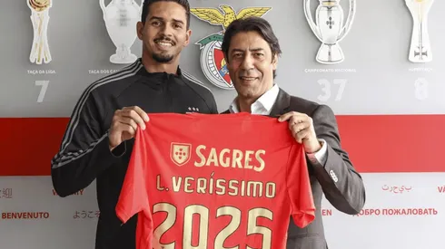 Lucas Veríssimo é anunciado pelo Benfica e encontra Jorge Jesus