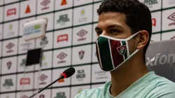 Nino soltou o verbo contra a CBF. LUCAS MERÇON / FLUMINENSE F.C