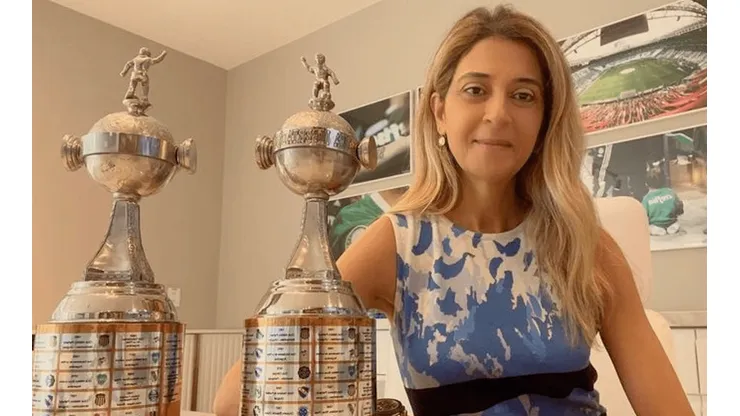 Patrocinadora e conselheira do Palmeiras — Foto: Reprodução/Instagram/Leila Pereira