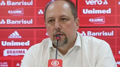 Presidente demonstrou preocupação com a partida - Foto: Ricardo Duarte/Inter.