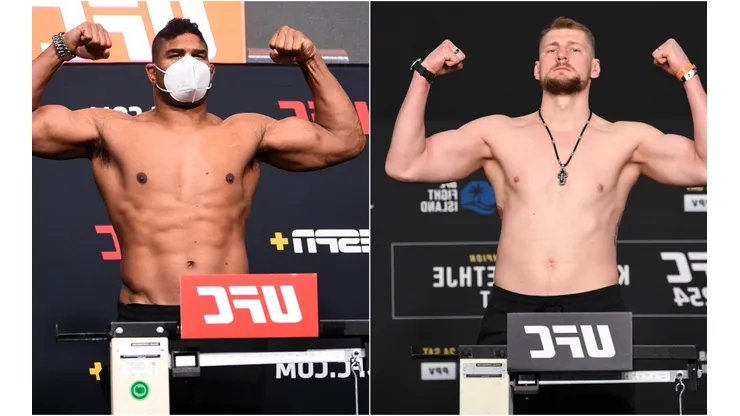 O holandês Alistair Overeem e o russo Alexander Volkov fazem duelo da categoria dos pesos-pesados pelo UFC Vegas 18, sábado, dia 6 (Crédito: Getty Images)
