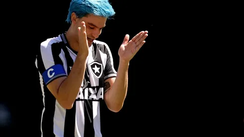 Felipe Neto agitou os alvinegros. Vitor Silva/Botafogo