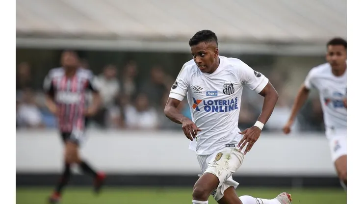 Rodrygo nos tempos do Peixão — Foto: Getty Images