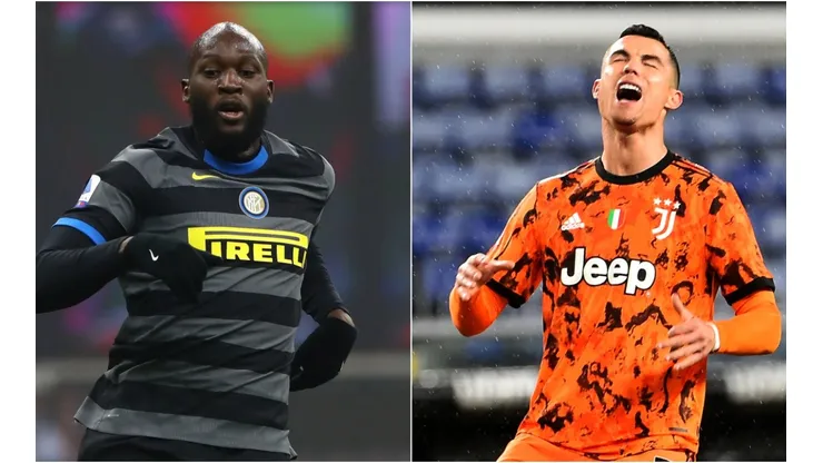 Lukaku e CR7 se enfrentam em semi da Copa da Itália (Crédito: Getty Images)