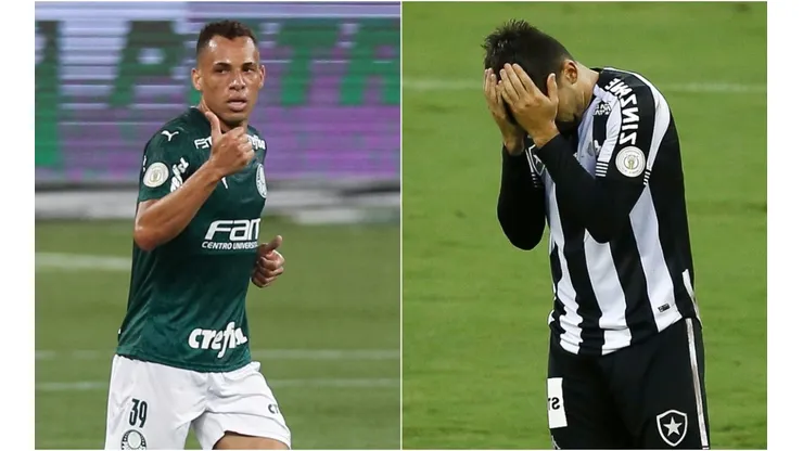 Palmeiras e Botafogo vivem momentos completamente opostos (Créditos: Getty Images)